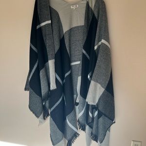 Super soft and cozy plaid shall